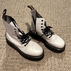 Doc Martin Jadon Lace-Up Platform Boots, worn 3 times. Free People, Size 41/ 9.5